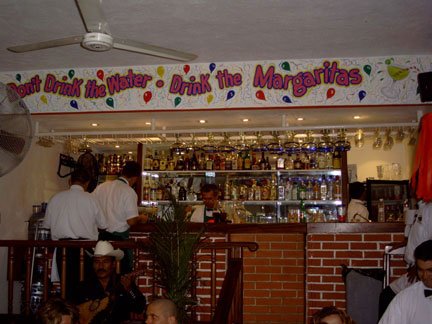 Don't Drink the Water...Drink the Margaritas